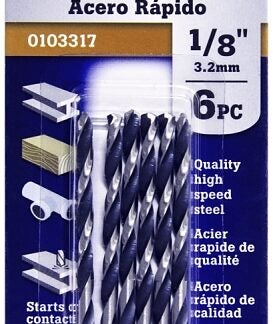 Vulcan 230521OR Jobber Drill Bit, 1/8 in Dia, 2-3/4 in OAL, Straight Shank