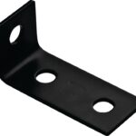 National Hardware 1152BC Series N351-477 Corner Brace, 3-1/2 in L, 1-1/2 in W, 1.6 in H, Steel, Powder-Coated, 1/PK