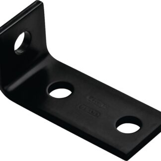 National Hardware 1152BC Series N351-479 Corner Brace, 3-1/2 in L, 1-1/2 in W, 1.6 in H, Steel, Powder-Coated, 1/BX