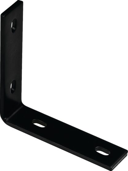 National Hardware 1151BC Series N351-466 Corner Brace, 6-1/4 in L, 1-1/2 in W, 6-1/4 in H, Steel, Powder-Coated