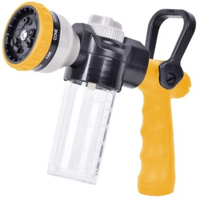 Landscapers Select C7508 Spray Nozzle, Female, Zinc Alloy/TPR, Silver/Yellow