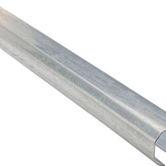 National Hardware N193-789 Round Rail, Steel, Galvanized, 2-3/8 in W, 2-13/32 in H, 144 in L