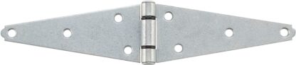 National Hardware N128-322 Strap Hinge, 2.43 in W Frame Leaf, Steel, Screw Mounting, 20 lb