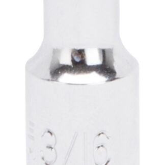 Vulcan MT6481683 Drive Socket, 3/16 in Socket, 1/4 in Drive, 6-Point, Chrome Vanadium Steel, Chrome