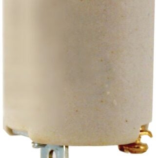 Atron LA938 Lamp Socket, 250 V, 660 W, Porcelain Housing Material, White