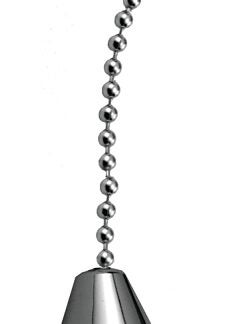 Atron FA65 Beaded Sphere Pull Chain, 12 in L Chain, Brass