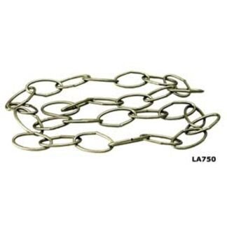 Atron LA750 Oval Chain, 3 ft L, Pewter