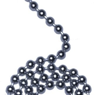 Atron FA127 Beaded Pull Chain, 36 in L Chain, Chrome