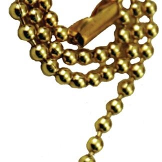 Atron LA402 Beaded Pull Chain, 12 in L Chain, Brass