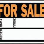 Hy-Ko Hy-Glo Series 3031 Identification Sign, For Sale, Fluorescent Orange Legend, Plastic Sells in Quantity of 10