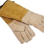 Simple Spaces CPA03110MM Hearth Fireplace Gloves, 16 in, Cowhide Leather