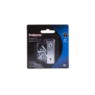 ProSource MP-Z02-C4PS Mending Plate, 2 in L, 5/8 in W, Steel, Screw Mounting