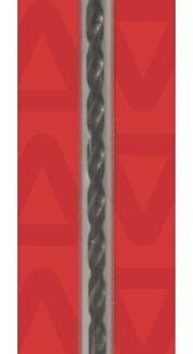 Task T55316 Rotary Drill Bit, 3/16 in Dia, Percussion, Spiral Flute