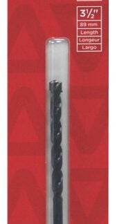 Task T55813 Drill Bit, 3/16 in Dia, 3-1/2 in OAL, Percussion, Flat Shank