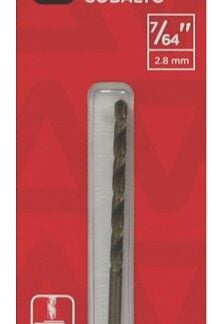 Task T50764 Drill Bit, 7/64 in Dia, 1/PK