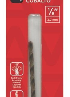 Task T50018 Drill Bit, 1/8 in Dia, 1/PK