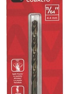 Task T51164 Drill Bit, 11/64 in Dia, 1/PK