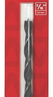 Task T56516 Dowel Drill Bit, 5/16 in Dia, Wide Flute