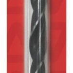 Task T56012 Dowel Drill Bit, 1/2 in Dia, Wide Flute, 3/8 in Dia Shank, Reduced Shank