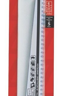 Task T22208-5 Reciprocating Saw Blade, 6 in L, 6 TPI, 5/PK