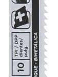 Task T22209B Reciprocating Blade, 6 in L, 10 TPI