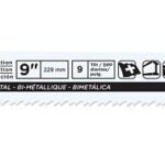 Task T23202 Reciprocating Saw Blade, Applicable Materials: Metal, 7/8 in W, 9 in L, 8/10 TPI