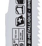 Task T23206 Reciprocating Saw Blade, 7/8 in W, 6 in L, 9 TPI