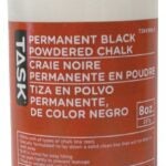 Task T2609BLK Powdered Chalk, Black, Permanent