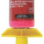 Task T27112 Construction Line Reel, 250 ft L Line, Fluorescent Pink Line