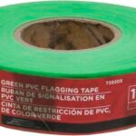 Task T59205 Flagging Tape, 200 ft L, 1 in W, Green, PVC