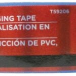 Task T59206 Flagging Tape, 200 ft L, 1 in W, Blue, PVC