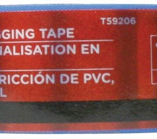 Task T59206 Flagging Tape, 200 ft L, 1 in W, Blue, PVC