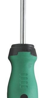 Task T50311 Screwdriver, #1 Drive, Square Recess Drive, 4 in L Shank, Soft Touch Grip Handle