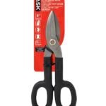 Task T22374 Snip, 8 in OAL, Straight Cut, Chrome Molybdenum Steel Blade