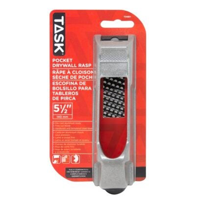 Task T34001 Pocket Drywall Rasp, Fine Cut