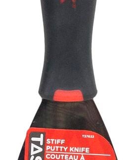 Task T37633 Stiff Putty Knife, 3 in W Blade, HCS Blade, FlexFit Grip Handle