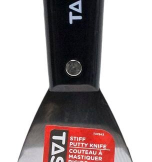 Task T37843 Stiff Putty Knife, 3 in W Blade, HCS Blade, Nylon Handle