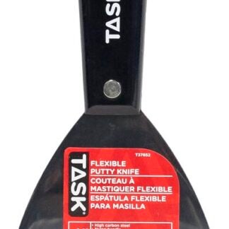 Task T37852 Flexible Putty Knife, 4 in W Blade, HCS Blade, Nylon Handle