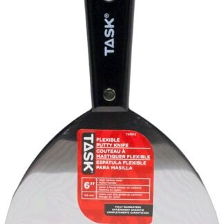 Task T37872 Flexible Putty Knife, 6 in W Blade, HCS Blade, Nylon Handle