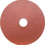 Task T50080B Sanding Disc, 5 in Dia, 80 Grit, Fiber Backing Sells in Quantity of 25