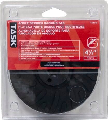 Task T22513 Poly Backing Pad, 4-1/2 in Dia