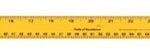 Task T58100 Yardstick, SAE, Metric Graduation, Aluminum, Black/Yellow