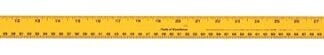 Task T58100 Yardstick, SAE, Metric Graduation, Aluminum, Black/Yellow