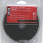 Task T22511 Backing Pad, 5 in Dia, 1/4 in Arbor/Shank, Rubber