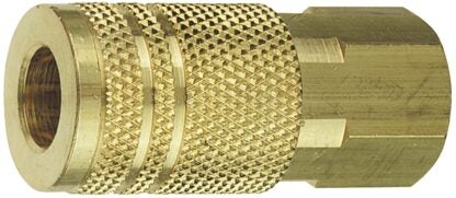 Tru-Flate 13-235 Coupler, 1/4 in, FNPT, Brass