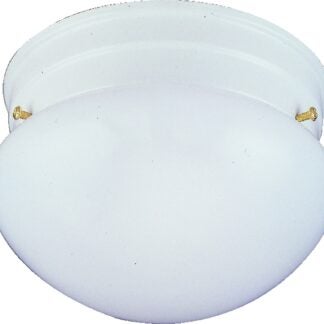 Boston Harbor F13WH01-68543L Single Light Round Ceiling Fixture, 120 V, 60 W, 1-Lamp, A19 or CFL Lamp, White Fixture