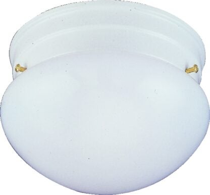 Boston Harbor F13WH01-68543L Single Light Round Ceiling Fixture, 120 V, 60 W, 1-Lamp, A19 or CFL Lamp, White Fixture