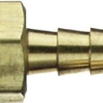 Tru-Flate 21-123 Air Hose Fitting, 1/4 in, MNPT x Barb, Brass