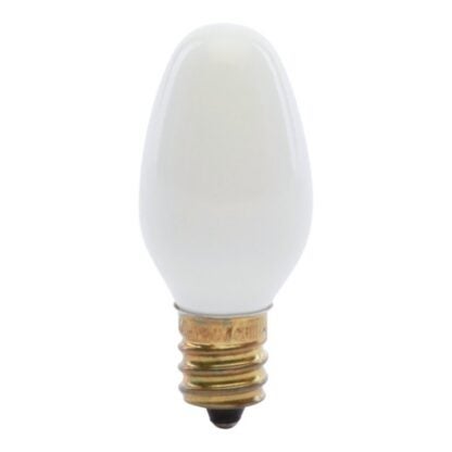 Feit Electric BP4C7/W/4/CAN Incandescent Bulb, 4 W, C7 Lamp, Candelabra E12 Lamp Base, 2700 K Color Temp Sells in Quantity of 6