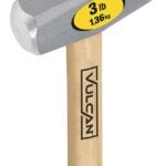 Vulcan 34520 Hammer, 3 lb Head, Drilling, Double-Striking Head, Steel Head